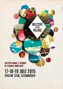 Welcome to the Village poster - gemaakt door Stefan Sloot